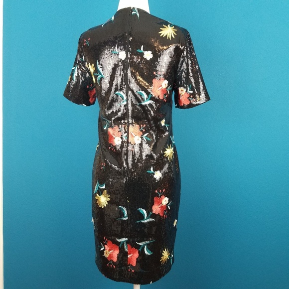🆕️💐 NEW LOOK Caspian Embroidered Sequin Dress // (NWOT) - Picture 3 of 4